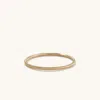 Shop Mejuri Twist Ring In Yellow