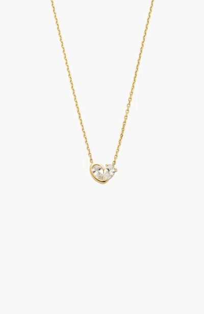 Mejuri Two Of Hearts Necklace In 18k Gold Vermeil