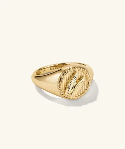 Mejuri Victory Signet Ring