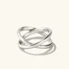 Mejuri X Ring In White