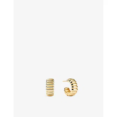 Mejuri Yellow Charlotte Bold 18ct Gold Vermeil Hoop Earrings