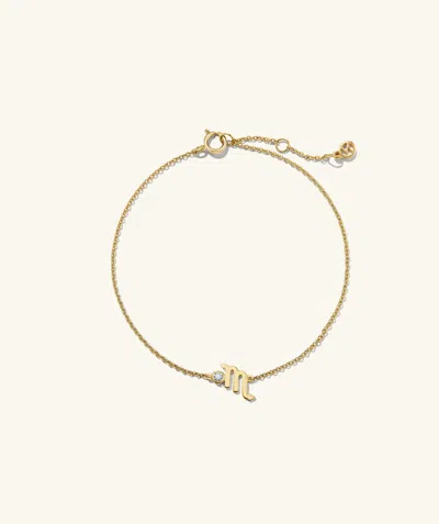 Mejuri Zodiac Lab Grown Diamond Bracelet