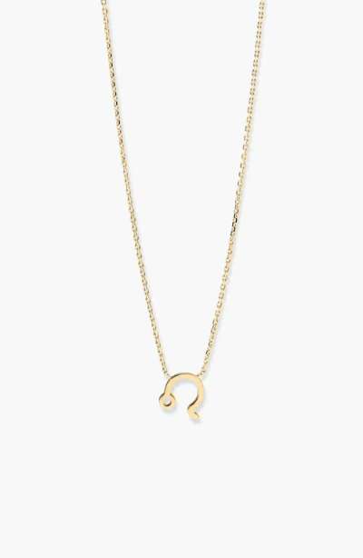 Mejuri Zodiac Sign Necklace In Gold