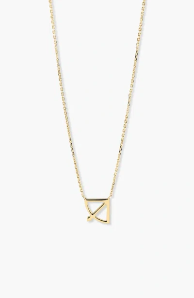 Mejuri Zodiac Sign Necklace In Gold