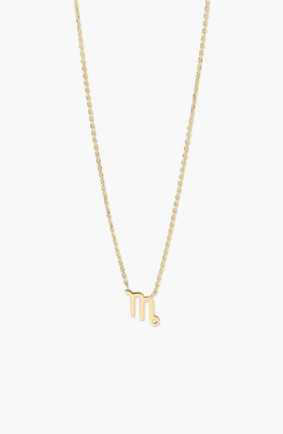 Mejuri Zodiac Sign Necklace In Gold