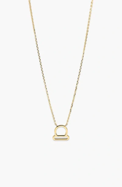 Mejuri Zodiac Sign Necklace In Gold
