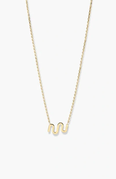 Mejuri Zodiac Sign Necklace In Gold