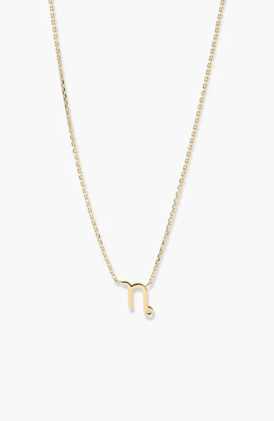 Mejuri Zodiac Sign Necklace In Gold