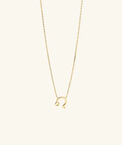 Mejuri Zodiac Sign Necklace Leo In Gold