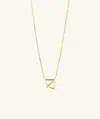 Mejuri Zodiac Sign Necklace Sagitarius In Yellow