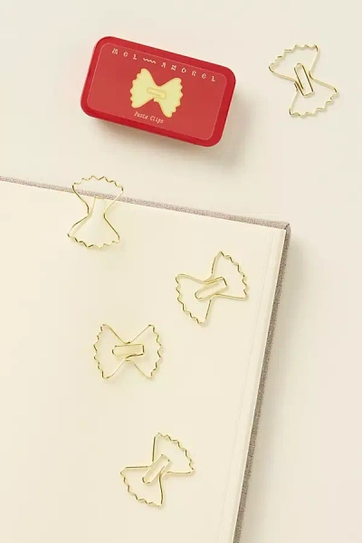 Mel Andrel Pasta Gold-plated Paper Clips