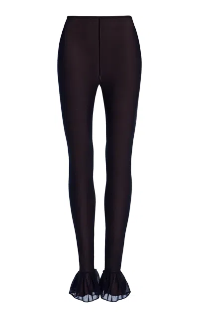 Mel Usine Carlotta Jersey Leggings In Blue