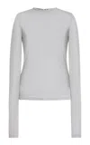 Mel Usine Sophie A-line Chainmail Knit Top In Silver