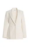 Mel Usine Ysabel Cotton-twill Jacket In White