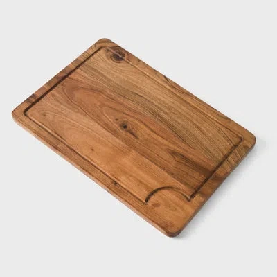 Mela Artisans Acacia Wood Cutting Board Set Of 3, Natural
