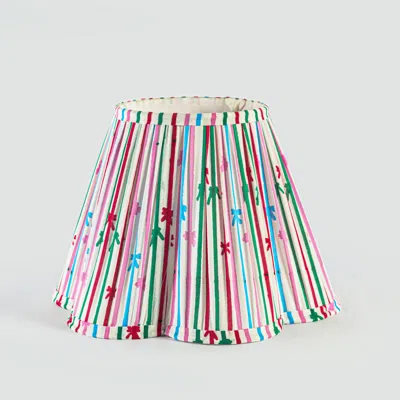 Mela Artisans Bellebow Handblocked Lampshade In Multi