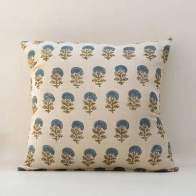 Mela Artisans Buta Blockprint Pillow In Multi