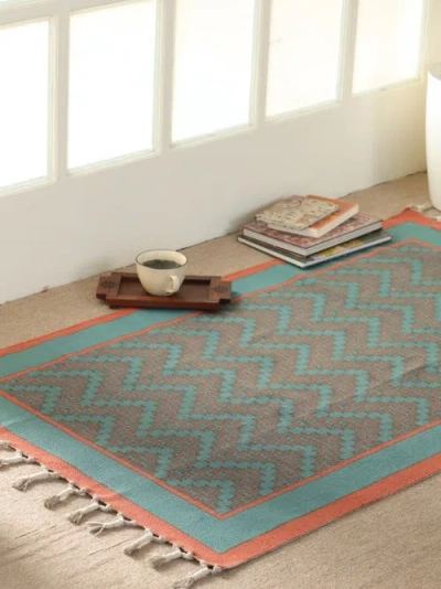 Mela Artisans Chintz Cotton Rug In Multi