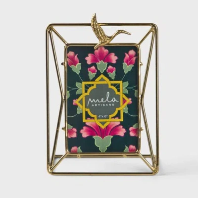 Mela Artisans Glided Photo Frame Gift Box Set In Gold