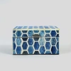 Mela Artisans Gramercy Inlay Box In Blue