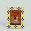 Mela Artisans Marigold Mosaic Inlay Picture Frame In Multi