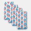 Mela Artisans Meadow Handblocked Napkin Set In White