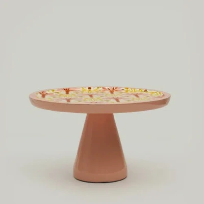 Mela Artisans Pink Summer Cakestand