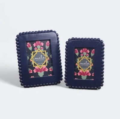 Mela Artisans Raatriti Handcrafted Photo Frames Gift Set In Terracotta