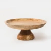 Mela Artisans Sienna Mangowood Pedestal Stand