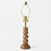 Mela Artisans Turner Wooden Lamp Stand