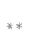 Mela Flower-motif Earrings In Metallic
