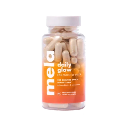 Mela Vitamins Daily Glow For Women Of Color In Transparent