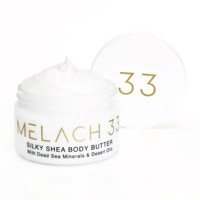 Melach 33 Silky Shea Body Butter In Purple/red/white