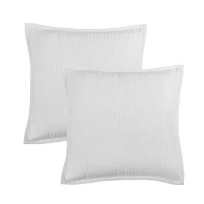 Melange Cloud Cotton Gauze Shams In White