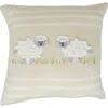 Melange Collection 10" Lamb Throw Pillow In Ivory