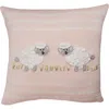 Melange Collection 10" Lamb Throw Pillow In Pink