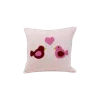 Melange Collection 10" Love Birds Pillow In Pink