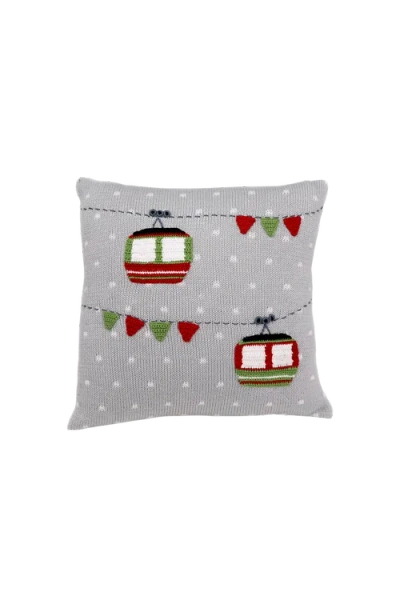 Melange Collection 12" Gondola Pillow In Grey