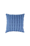 Melange Collection 14" Blue Nordic Pattern Pillow In Blue