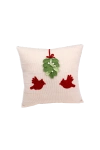 Melange Collection 14" Cardinal Pillow In Ivory