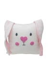 Melange Collection Bunny Throw  Pillow In White