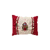 Shop Melange Collection Gingerbread House Mini Pillow In Red