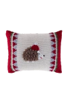 Melange Collection Hedgehog Mini Pillow In Ivory