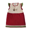 Melange Collection Holiday Dog Dress In Red