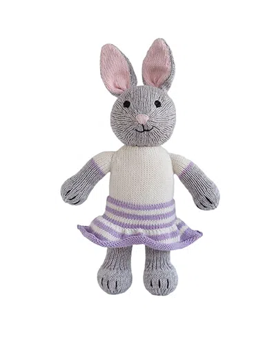 Melange Collection Knit Cotton Bunny In Skirt - Ages 0+ In Gray