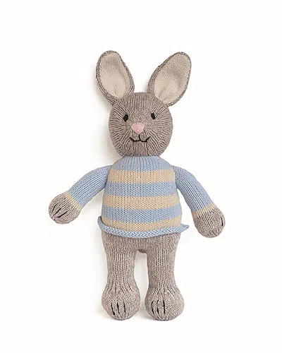 Melange Collection Knit Cotton Bunny In Sweater - Ages 0+ In Gray