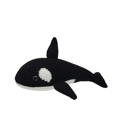 Melange Collection Knit Cotton Orca - Ages 0+ In Black
