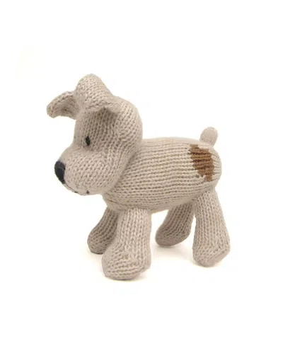 Melange Collection Knit Cotton Puppy - Ages 0+ In Red