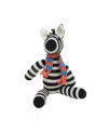Melange Collection Knit Cotton Zebra With Scarf - Ages 0+