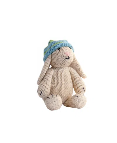 Melange Collection Small Knit Bunny With Slouch Hat - Ages 0+ In Neutral